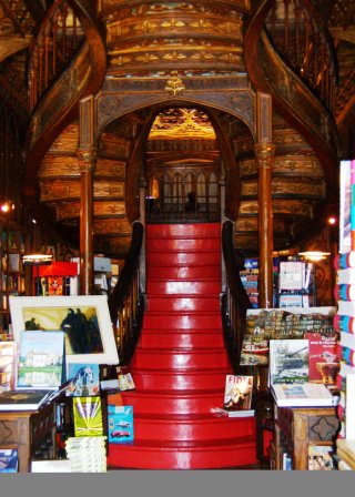 Librería Lello e Irmão en Portugal (clickear para agrandar imagen)